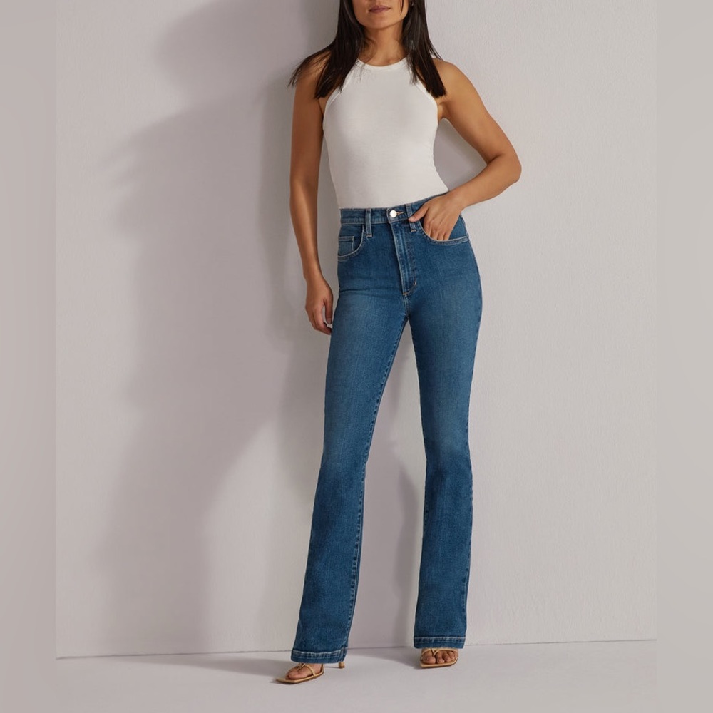 NEW Favorite Daughter Valentina High Rise Mini Bootcut Jeans (size 25)